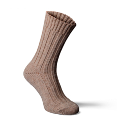 Alpaca wolmix sokken dik | Bruin