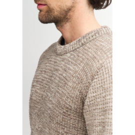 Wollen trui Petal NLS | Birch mouliné