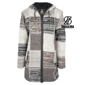 Wollen damesvest Shakaloha | Longpatch Natural