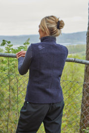 Wollen dames bodywarmer Beata | Navy