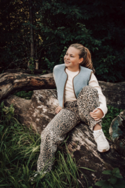 Wollen gilet junior | Camino | Blauw