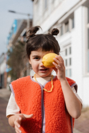 Wollen gilet junior | Camino | Koraal - lila