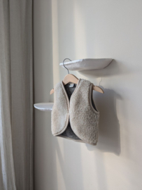Wollen baby gilet | Lulu | Sand