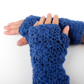 Handwarmers wol | Blauw