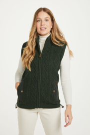 Wollen dames bodywarmer Castlehill | Groen