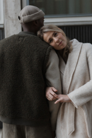 Wollen bodywarmer Just | Khaki