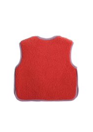 Wollen gilet junior | Camino | Koraal - lila