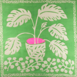 Wollen vierkante sjaal Monstera | Groen