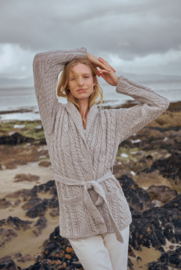 Aran Sheeffry shawl vest | Haver