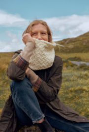 Newport Aran kolsjaal | wit