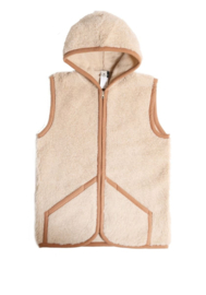 Alwero bodywarmer met capuchon (volwassenen) | Beige