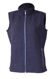 Wollen dames bodywarmer Beata | Navy