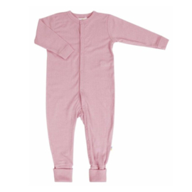 Wollen jumpsuit/ boxpakje | Oud roze