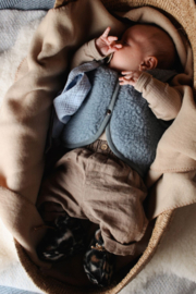 Wollen baby gilet | Lulu | Icy Blue