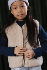 Wollen bodywarmer junior | Tyb light | Sand