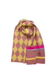 Merino sjaal Bonnies | Milkshake | Wiebertjes patroon