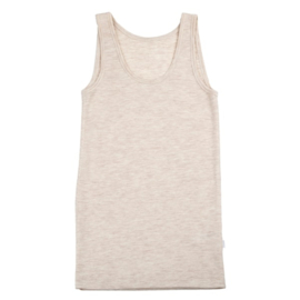 Dames hemd basic 100% wol | Créme