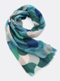 Wollen sjaal Polly | Blauw