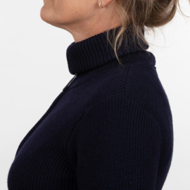 Dames schipperstrui Doutzen 100% wol | Navy