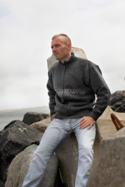 Noors wollen vest | Grijs