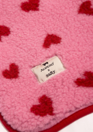 Wollen wiegdeken | Alwero | Bubble gum heart
