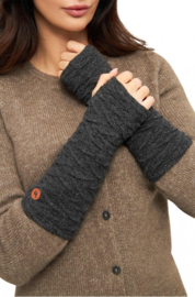 Handwarmers Biesen alpacawol | Antraciet
