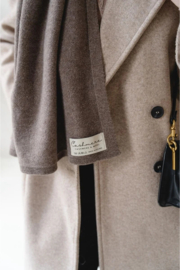 Luxe sjaal - Merino & Kasjmier | Taupe