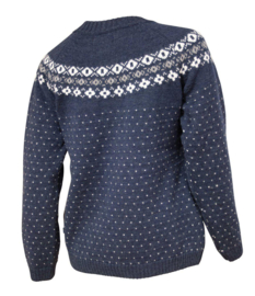 Wollen damestrui Sire Crewneck | Navy blue