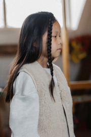 Wollen bodywarmer junior | Tyb light | Sand