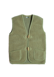 Wollen bodywarmer lichtgroen (pistache) | Alwero