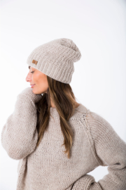 Wollen Beanie | Beige