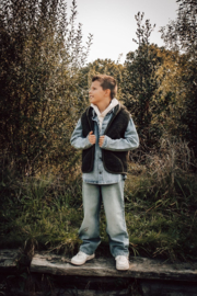 Wollen bodywarmer junior | Robby | Khaki