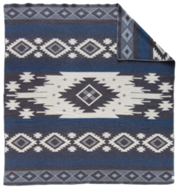 Wollen deken Tribe | Blauw