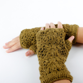 Handwarmers wol | Legergroen