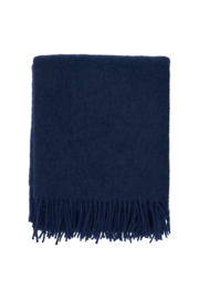 Gotland wollen plaid | Klippan | Navy