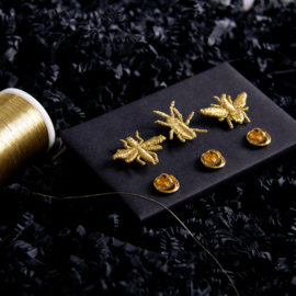 Geborduurde broches | Insecten