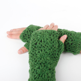 Handwarmers wol | Grasgroen