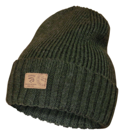 Wollen (Kinder)beanie Ipsum | Loden Green