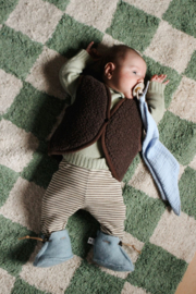Wollen baby gilet | Lulu | Choco Martini light