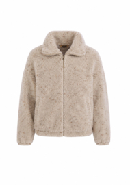 Wollen vest Alwero Blancs light | Beige multi