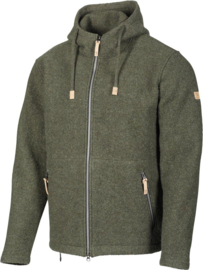 Wollen outdoor vest / jas - Gy Streten | Loden Green