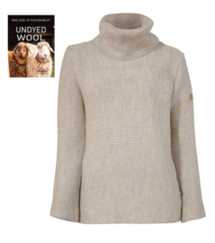 Wollen trui met kol NLS Holly | Birch en nutmeg