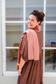 Merino Sjaal Bonnies | Blush