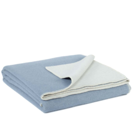 Wollen deken | Licht blauw
