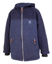 Wollen kindervest Jr Block | Light Navy