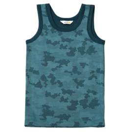 Hemd camouflage Blauw | Wol/katoen