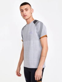 pro trail fuseknit tee  m grijs