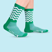 snelle sokken wave groen