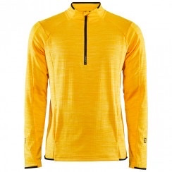 grid half zip men