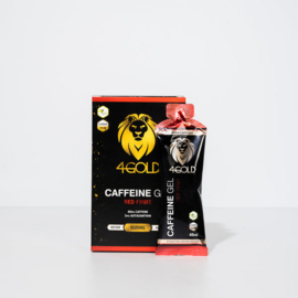 4 GOLD CAFFEINE GELS  6x45ml